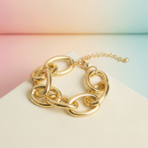 Golden Toggle Link Bracelet