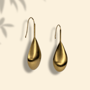 Elegant Party Drop Earrings with Studded Stones – Designer Style