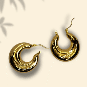 Golden Elegance Hoop Earring