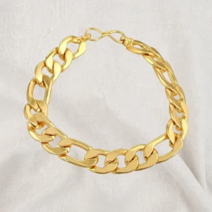 Bold Curb Chain Gold Bracelet – Statement Everyday Luxe