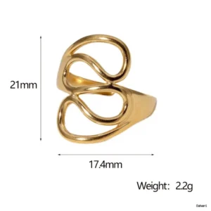 Double Loop Abstract Curve Statement Ring