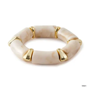 Chunky Marble Luxe Stretch Bracelet